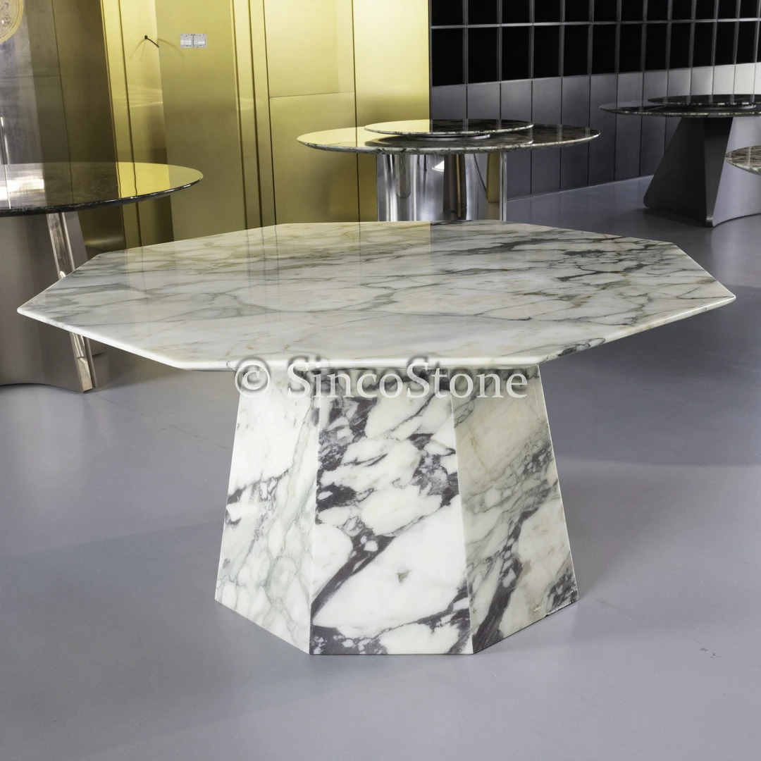 意式极简 | 宝格丽绿奢石餐桌