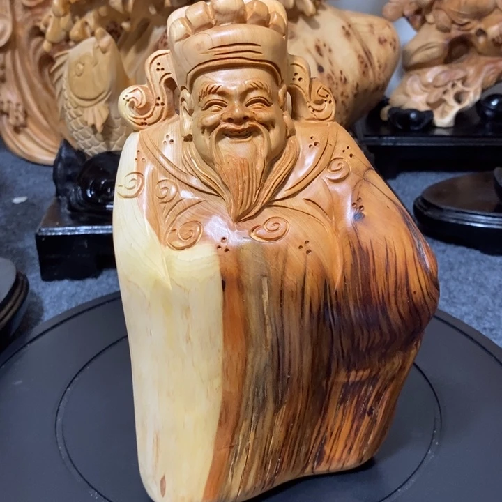 柏木崖柏瘤疤摆件