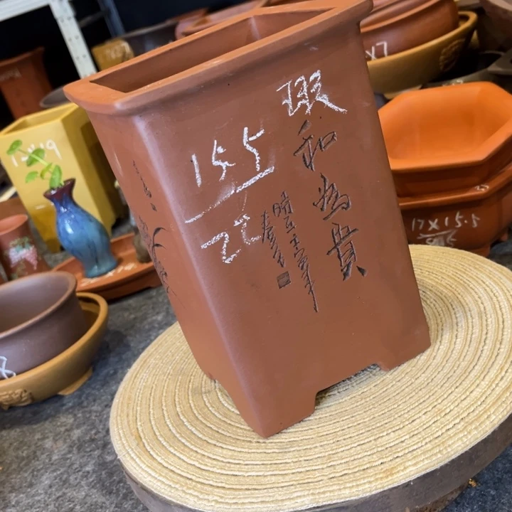 紫砂花盆紫砂花盆