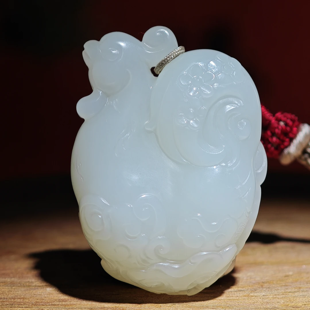 米达姐米达料公鸡吉祥如意——手工精雕