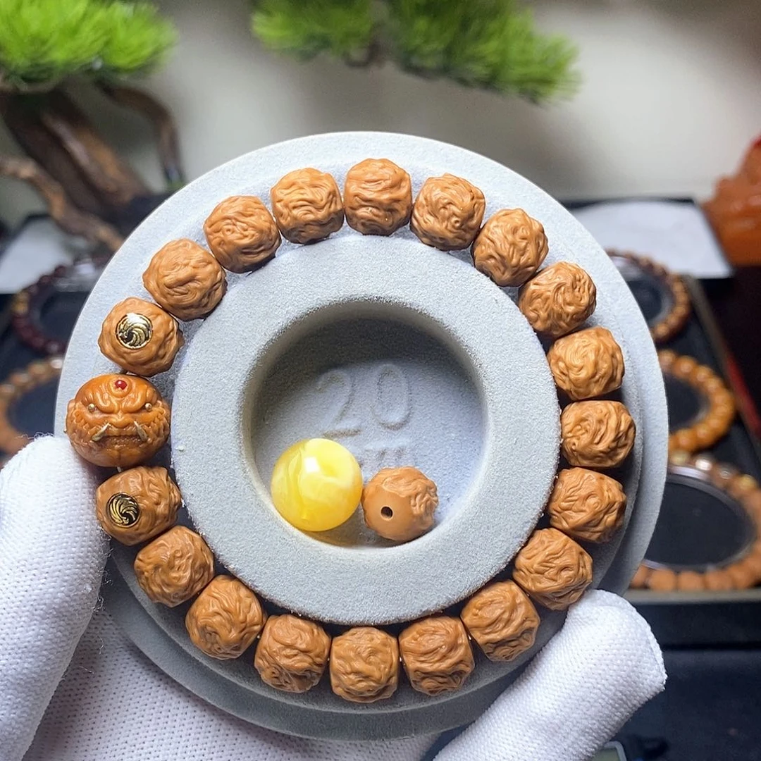 手串猴头核桃全品双标满配恶魔龙蛇之变 尺寸13-14 10号