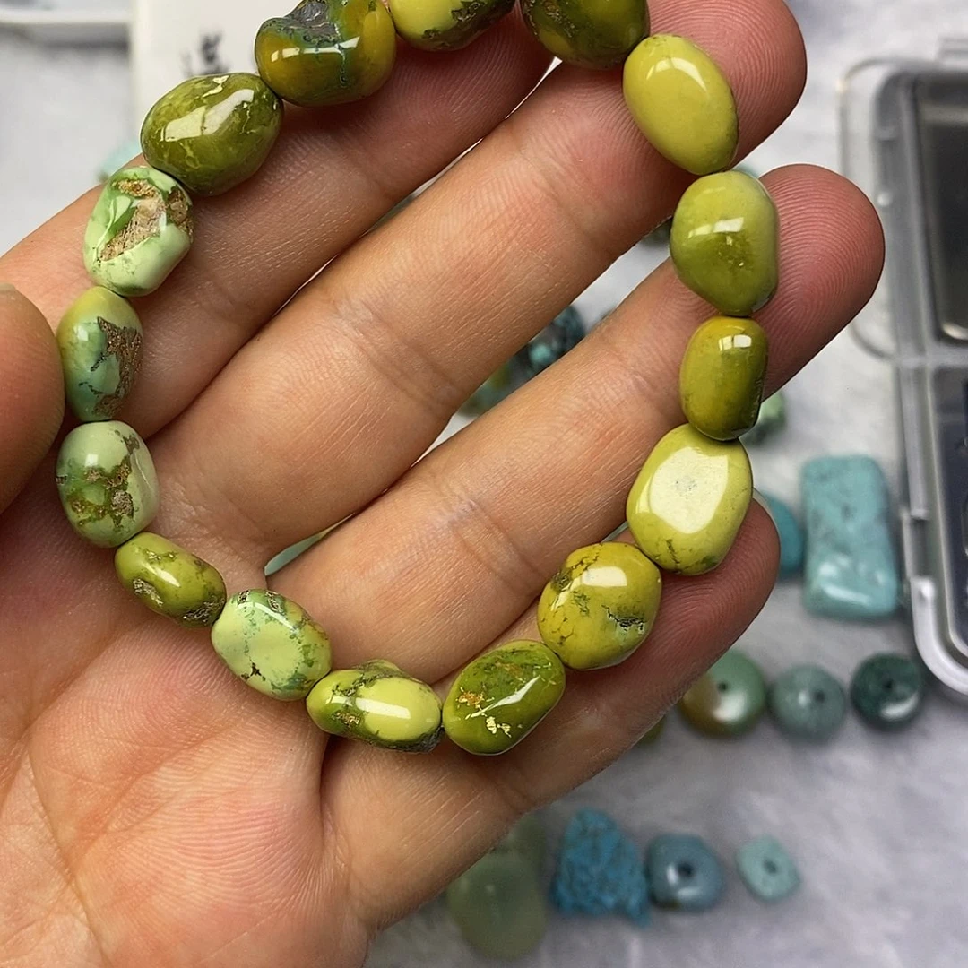 未镶嵌菜籽黄糖豆单圈