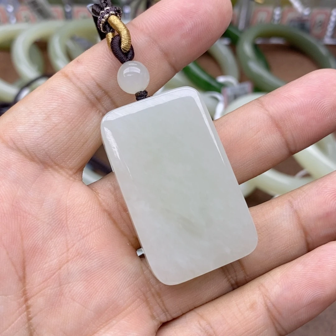 和田玉未镶嵌吊坠(不含链)L*L
