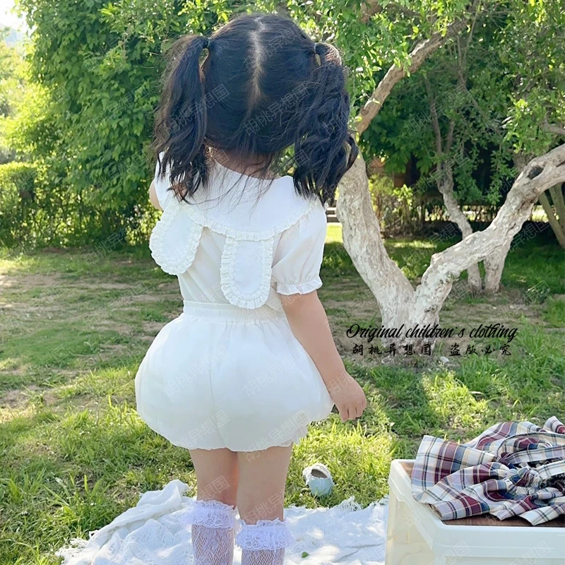 暴力小花苞短裤自带轻微蓬度可搭配洛丽塔适合日常穿