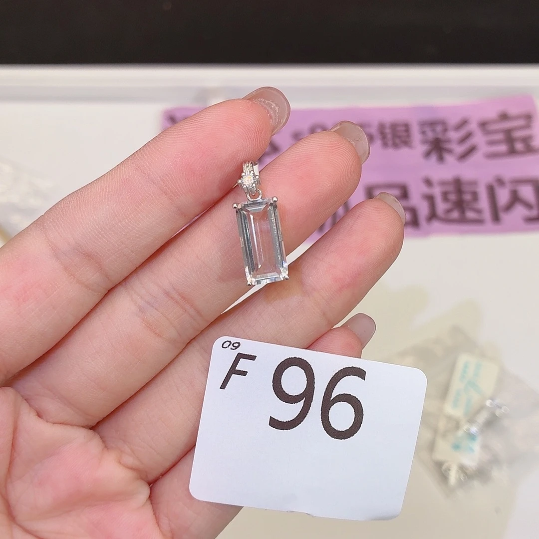 水晶珠宝半成品银S925镶嵌