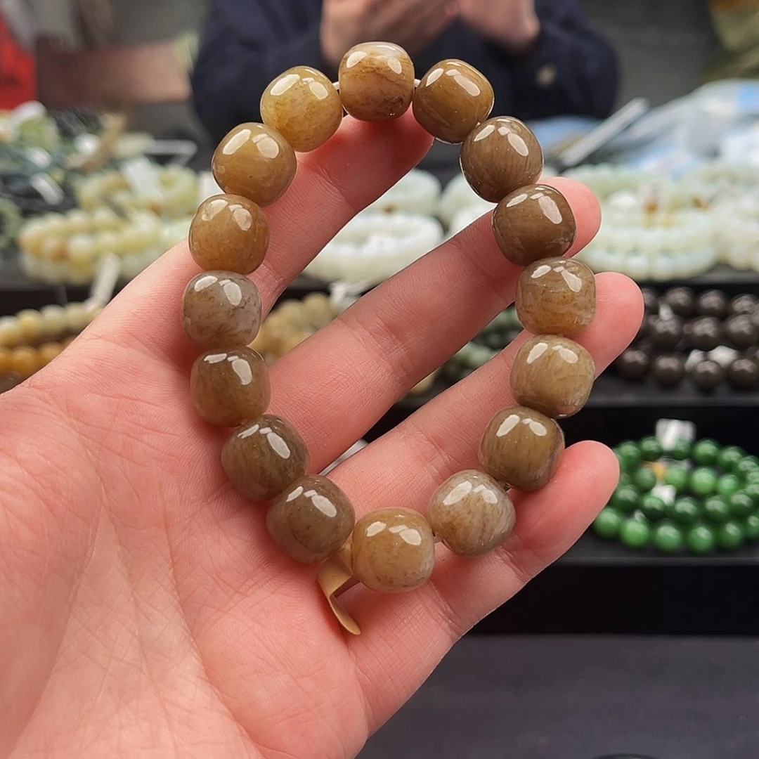 和田玉手串未镶嵌