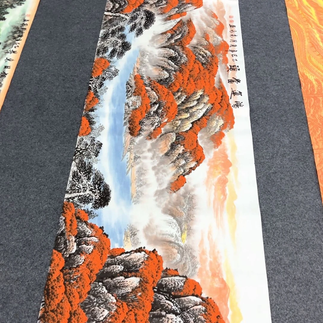 国画国画作品老师手绘