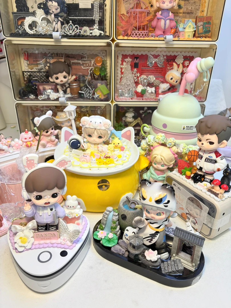 手工DIY潮玩桌面摆件系列知名IP热娃