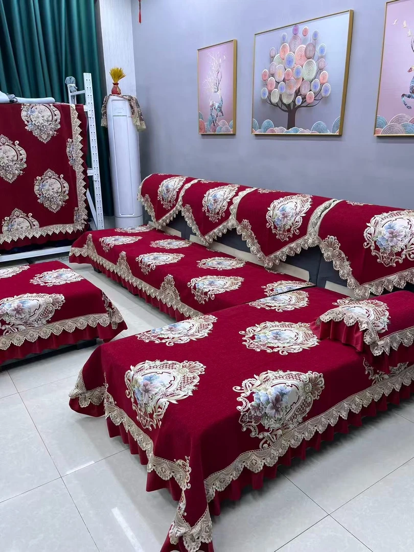 【丁香花】四季沙发垫防滑耐磨