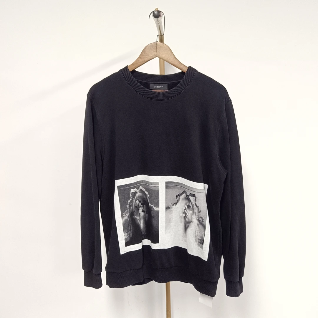 99新 Givenchy/纪梵希 人像卫衣 P2122 S 衣长71 胸围114编码1