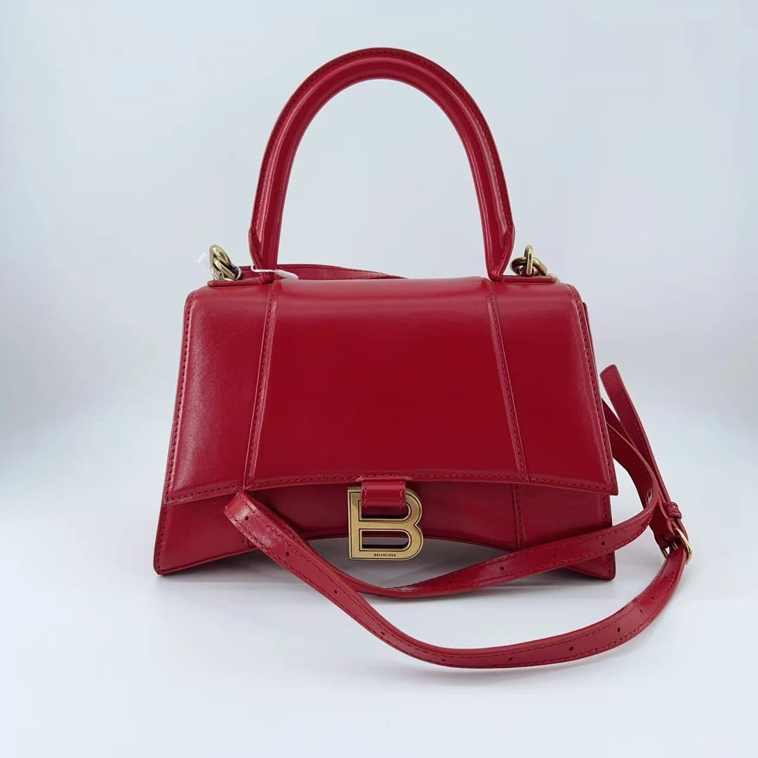 95新 Balenciaga/巴黎世家  红色沙漏包 1670 6162