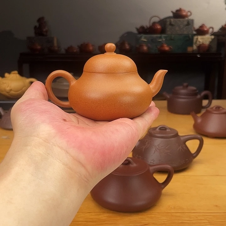 茶壶紫砂宜兴紫砂壶半手工