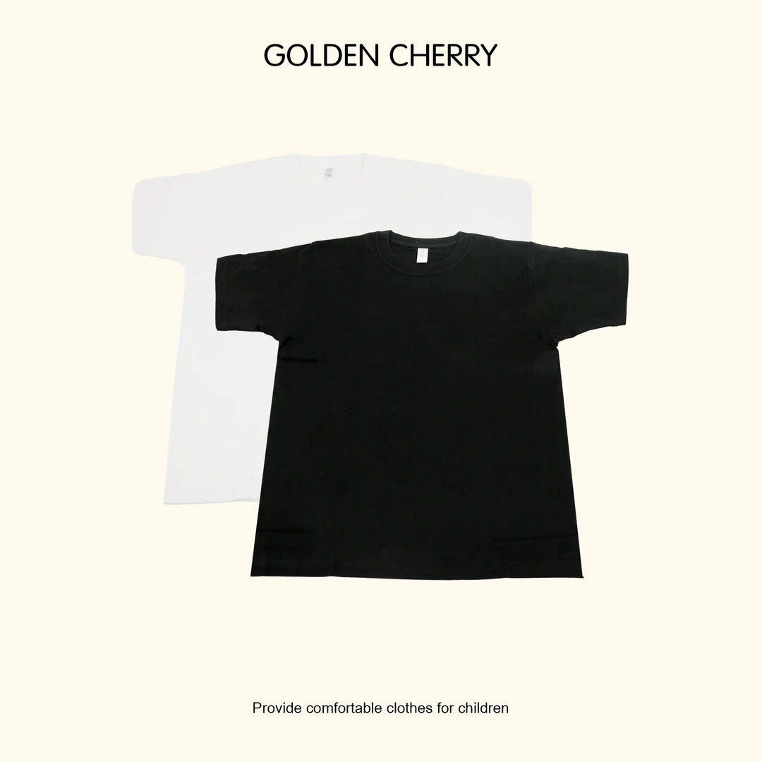 【Golden cherry】亲子纯色拍打一下时尚百搭T恤288016