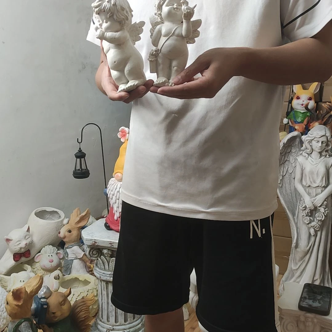 合成树脂小天使一对