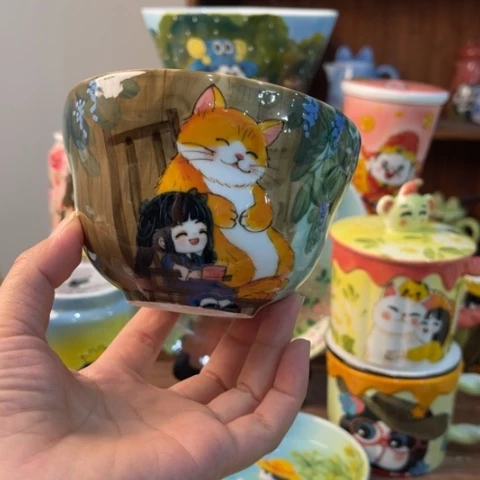 炉景德镇釉下手绘陶瓷