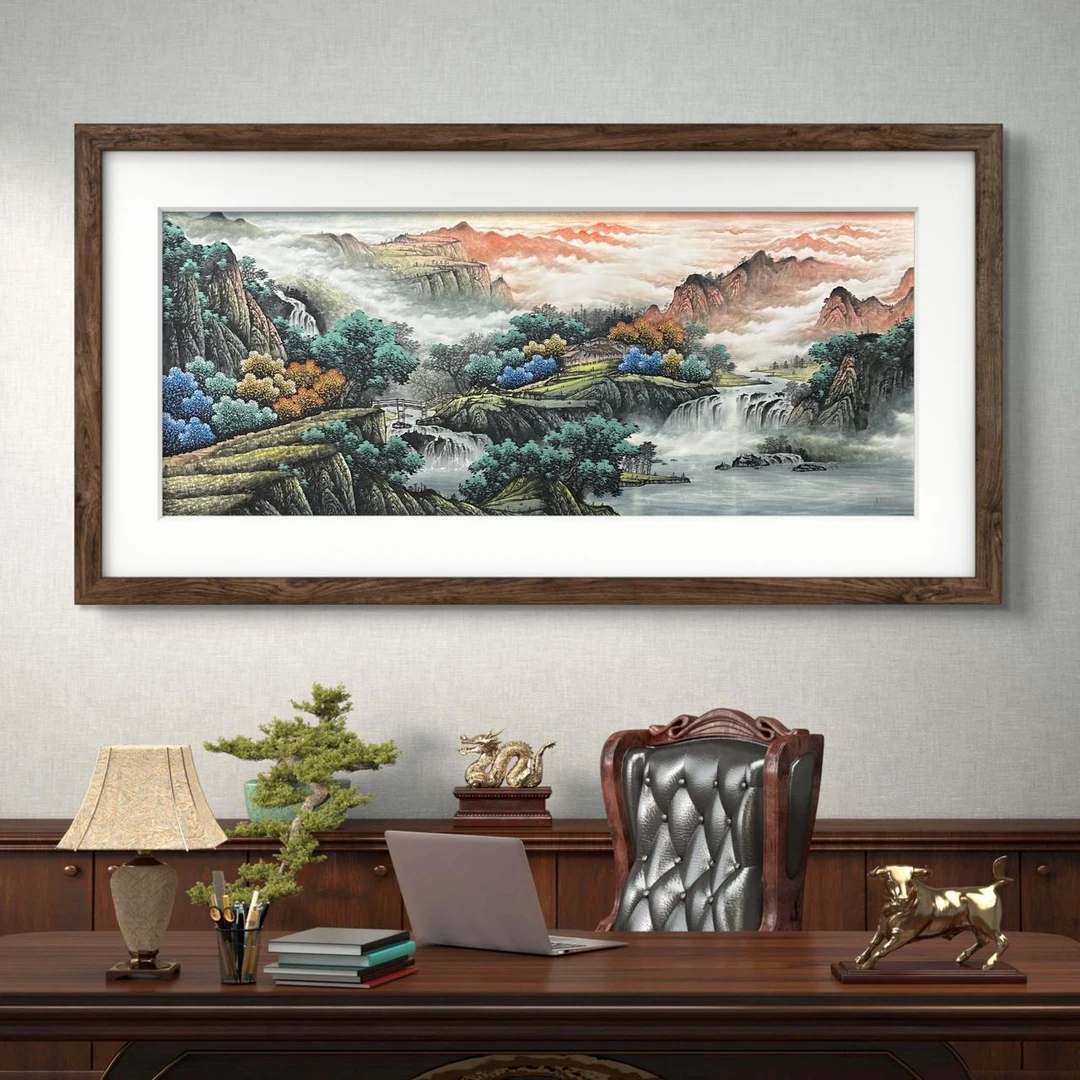 【山水画】欧阳宾手绘（23）