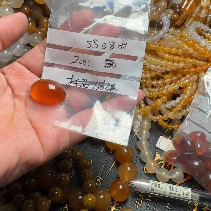 玛瑙/玉髓颈饰合金c***莎5508