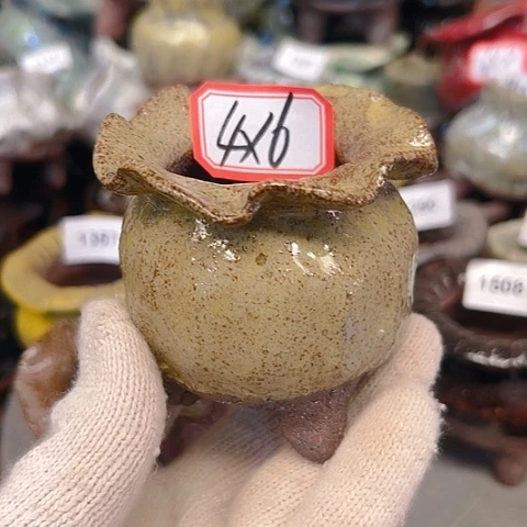 粗陶花盆手工花盆制作