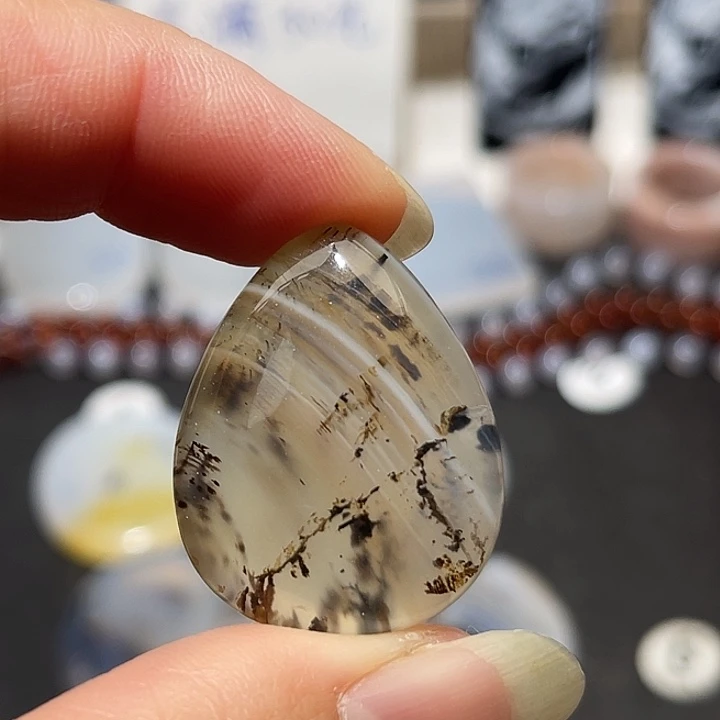 玛瑙/玉髓未镶嵌吊坠(不含链)