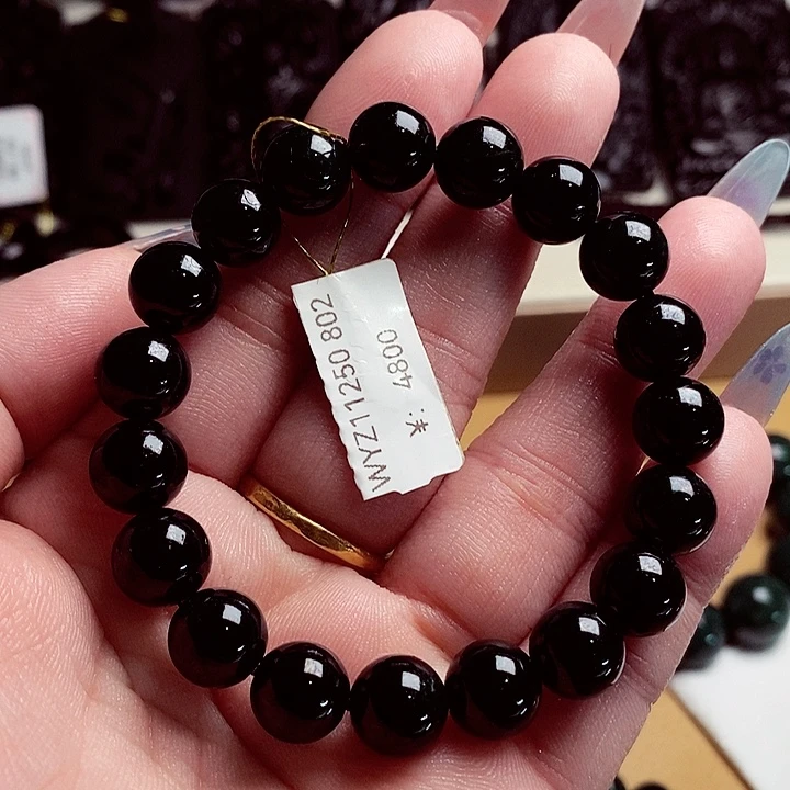 翡翠未镶嵌颈饰天然缅料A货卡9.9手串802