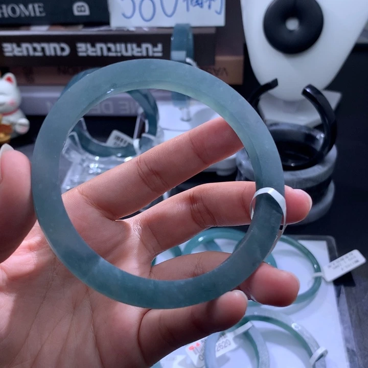 定制翡翠未镶嵌定制冰蓝64