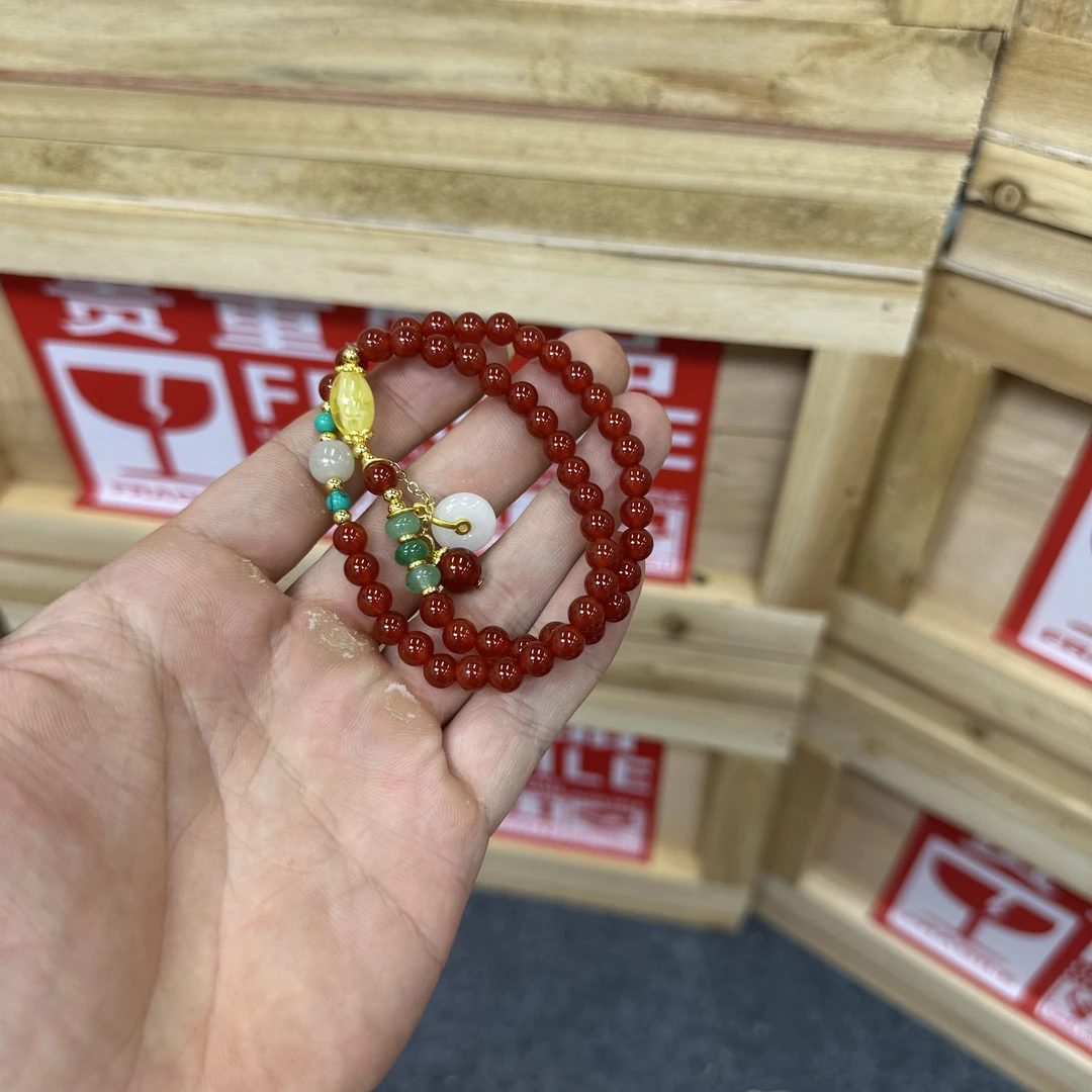 S1122-1南红手串无礼盒