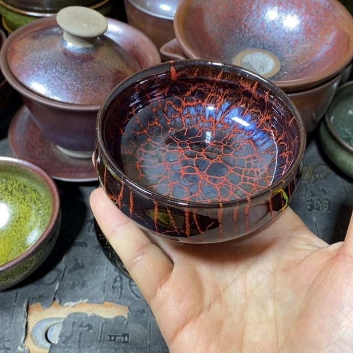 茶盏建阳建盏全品红颜