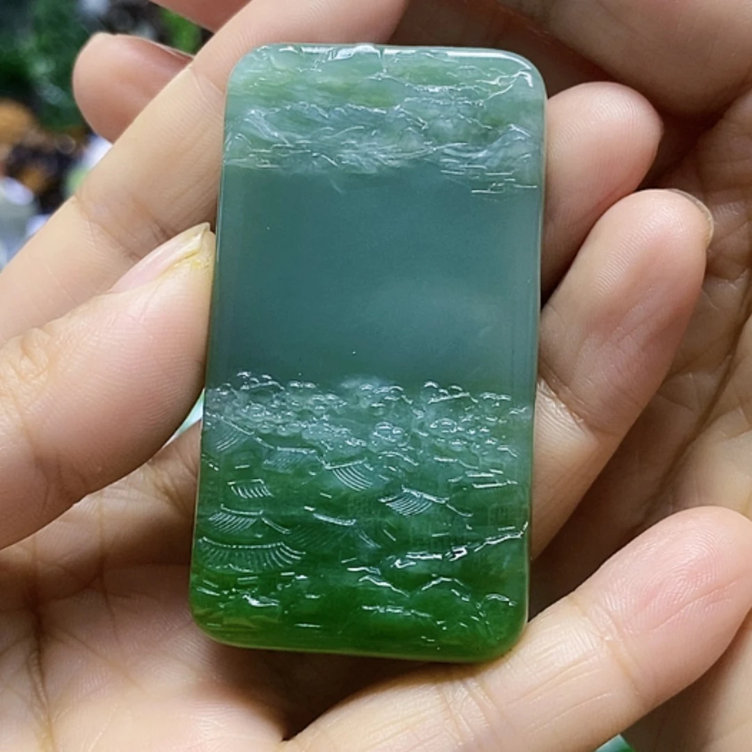 【闪购商品】未镶嵌和田玉（碧玉）挂件L***y