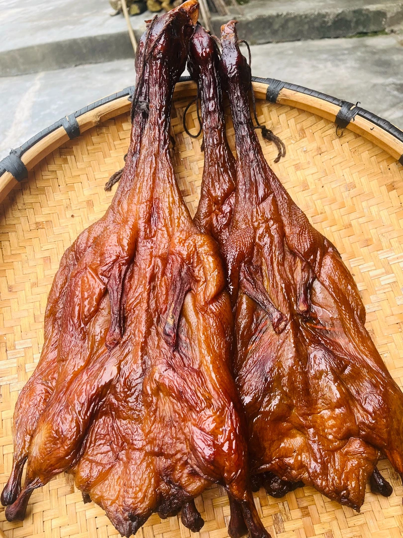 【婷妹子】湖南乡村 风吹鸭/柴火腊鸭 （包邮）