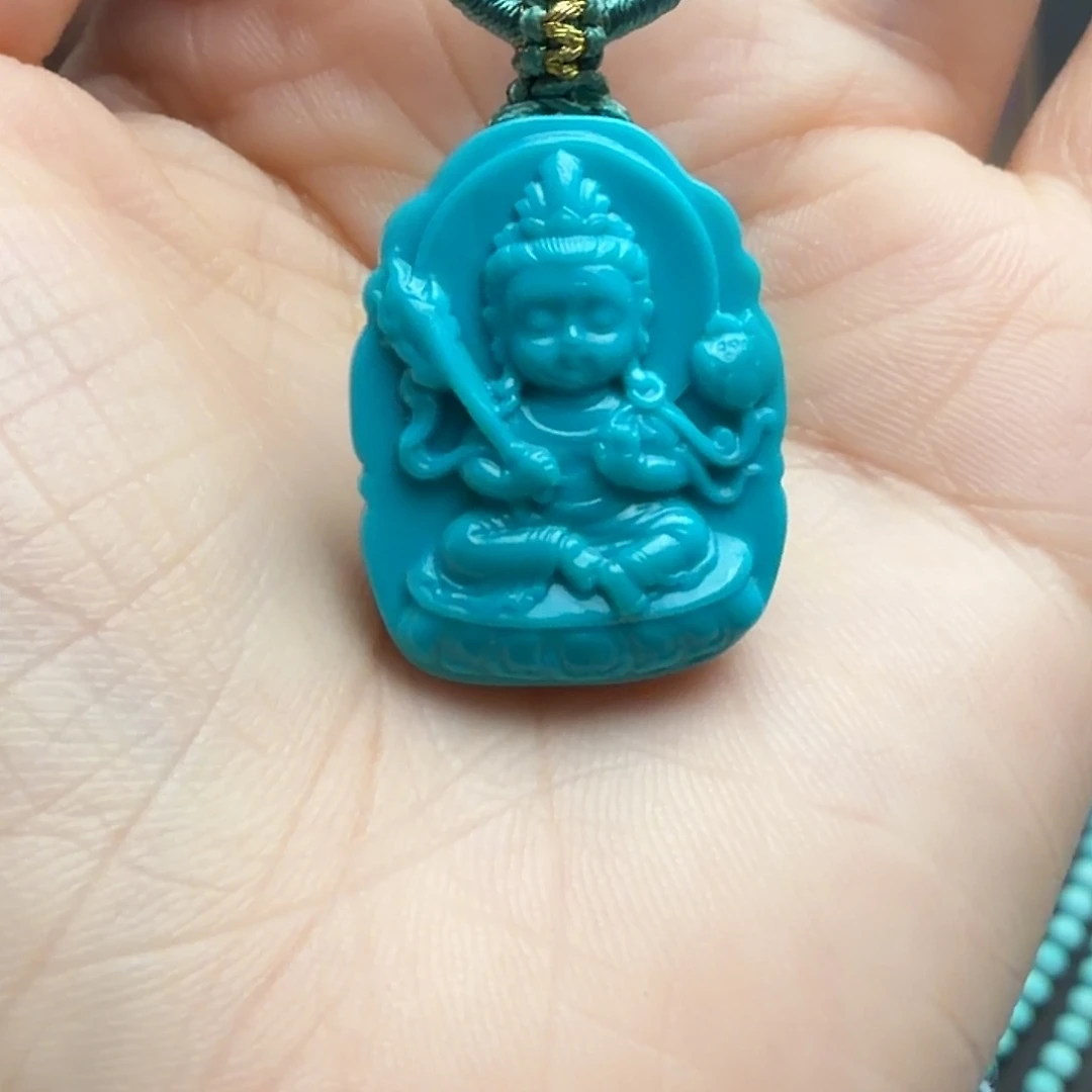 绿松石未镶嵌颈饰