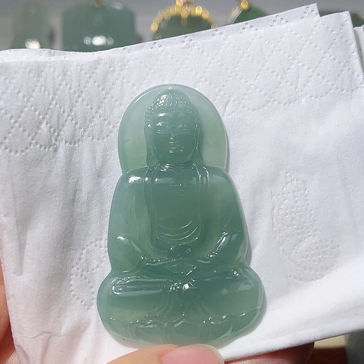 颈饰未镶嵌翡翠天然翡翠