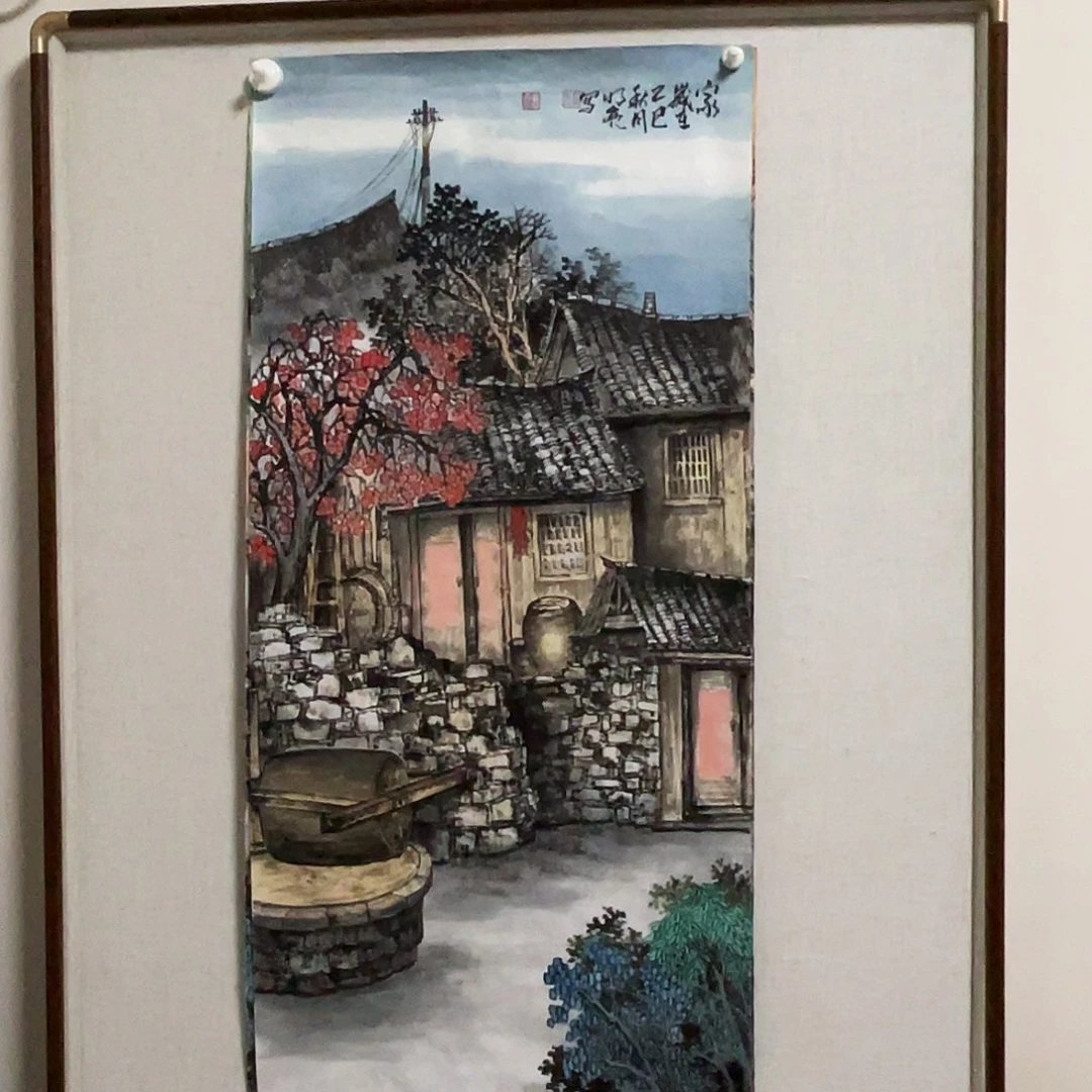 百***惠国画纯手工制作工艺