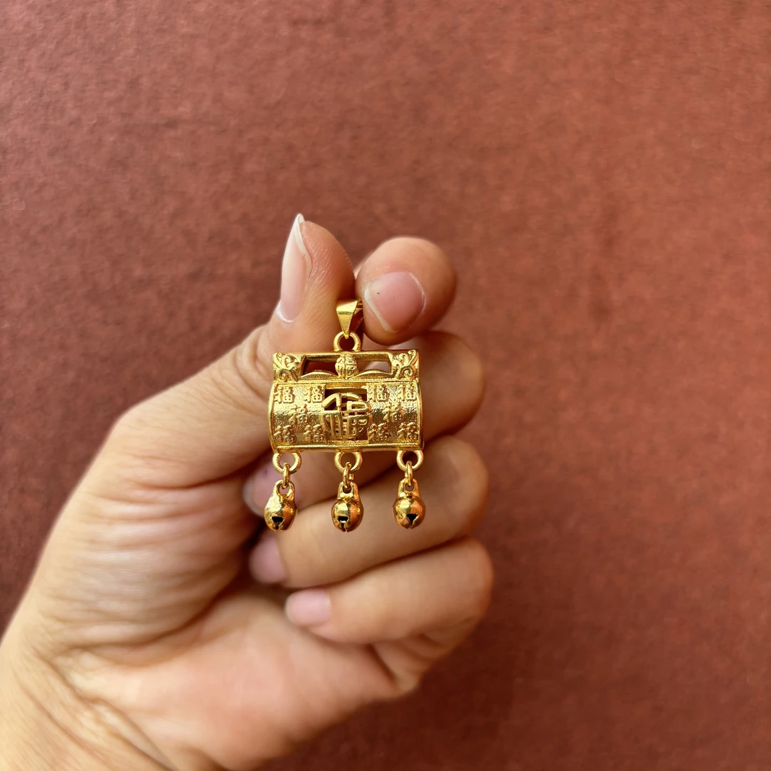 351-精工平安锁吊坠