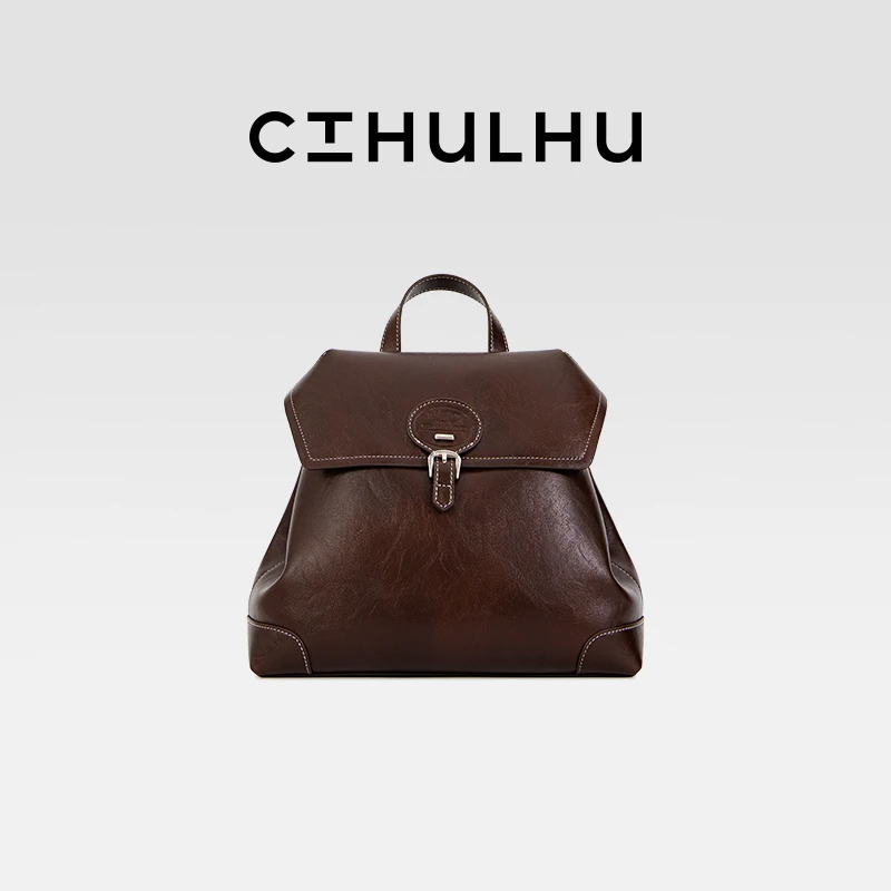 CTHULHU【摩卡学院双肩包】CT507B258韩国小众品牌秋冬休闲百搭包XS