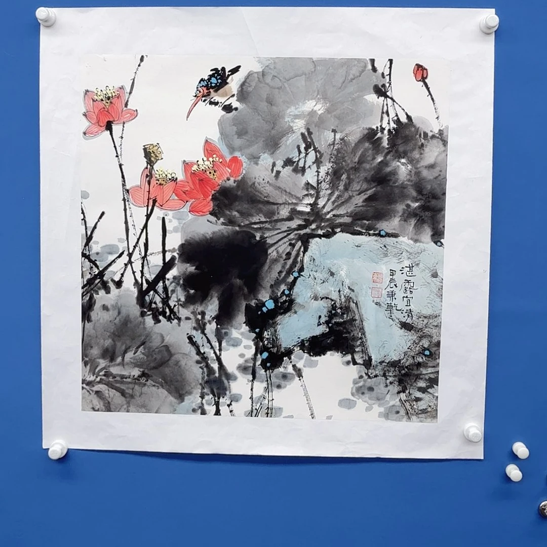 国画多次参加国内外大型