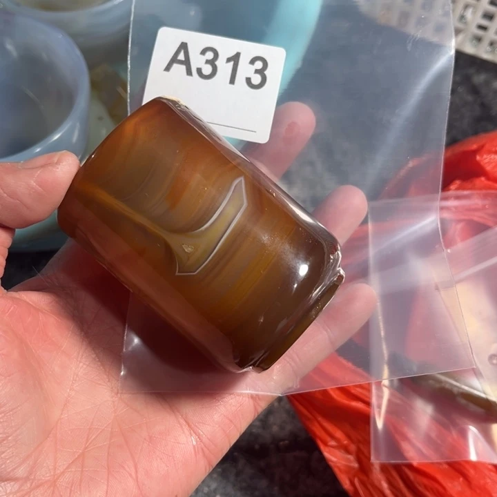 玛瑙/玉髓珠宝奇石未镶嵌月*