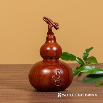 【国庆上新】香樟木葫芦摆件原木福芦家居桌面装饰乔迁礼物