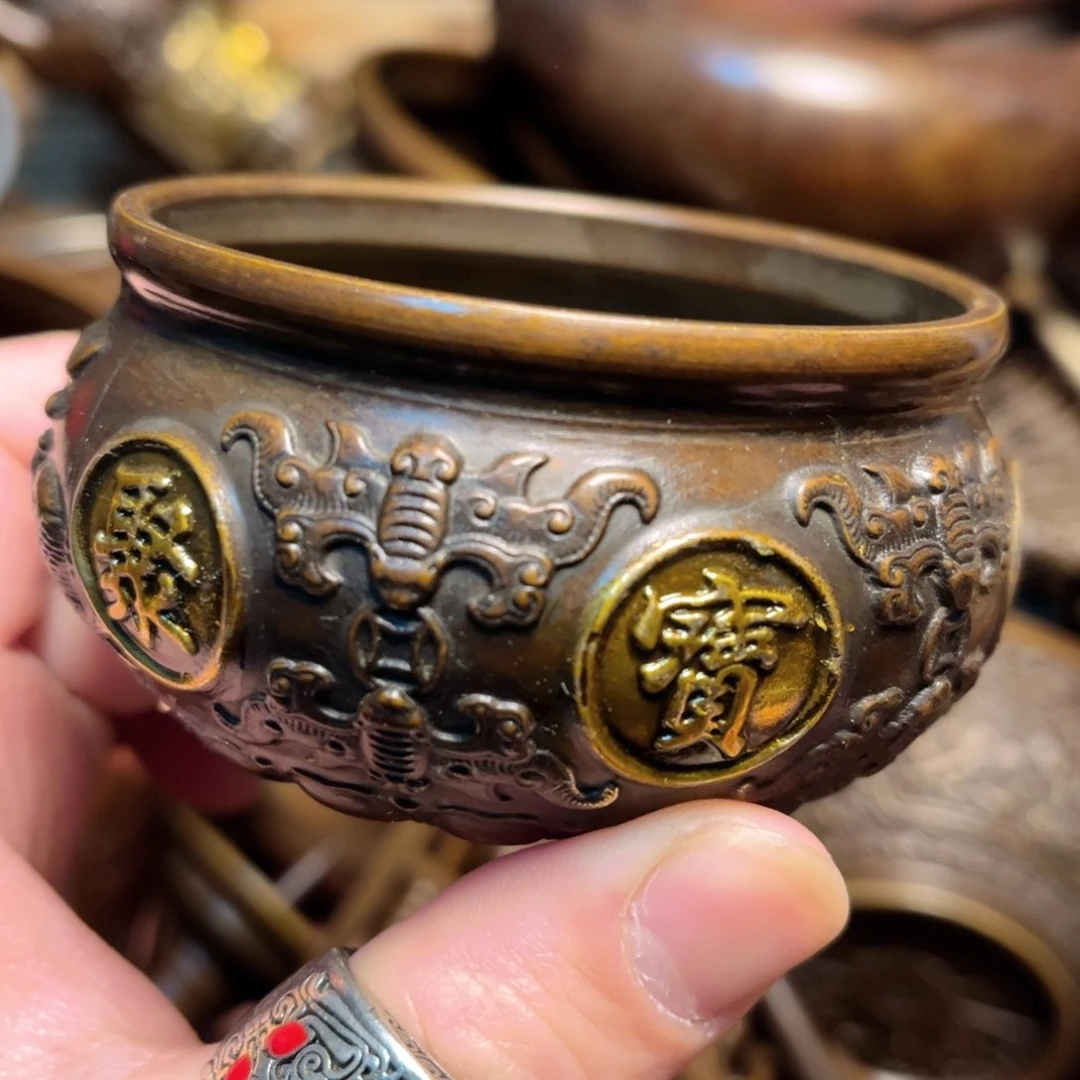 铜器摆件手把件家庭摆件