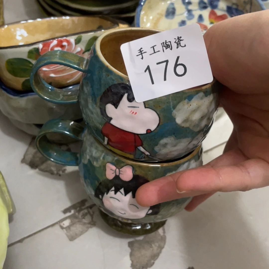 长****7景德镇手工陶瓷杯两个176