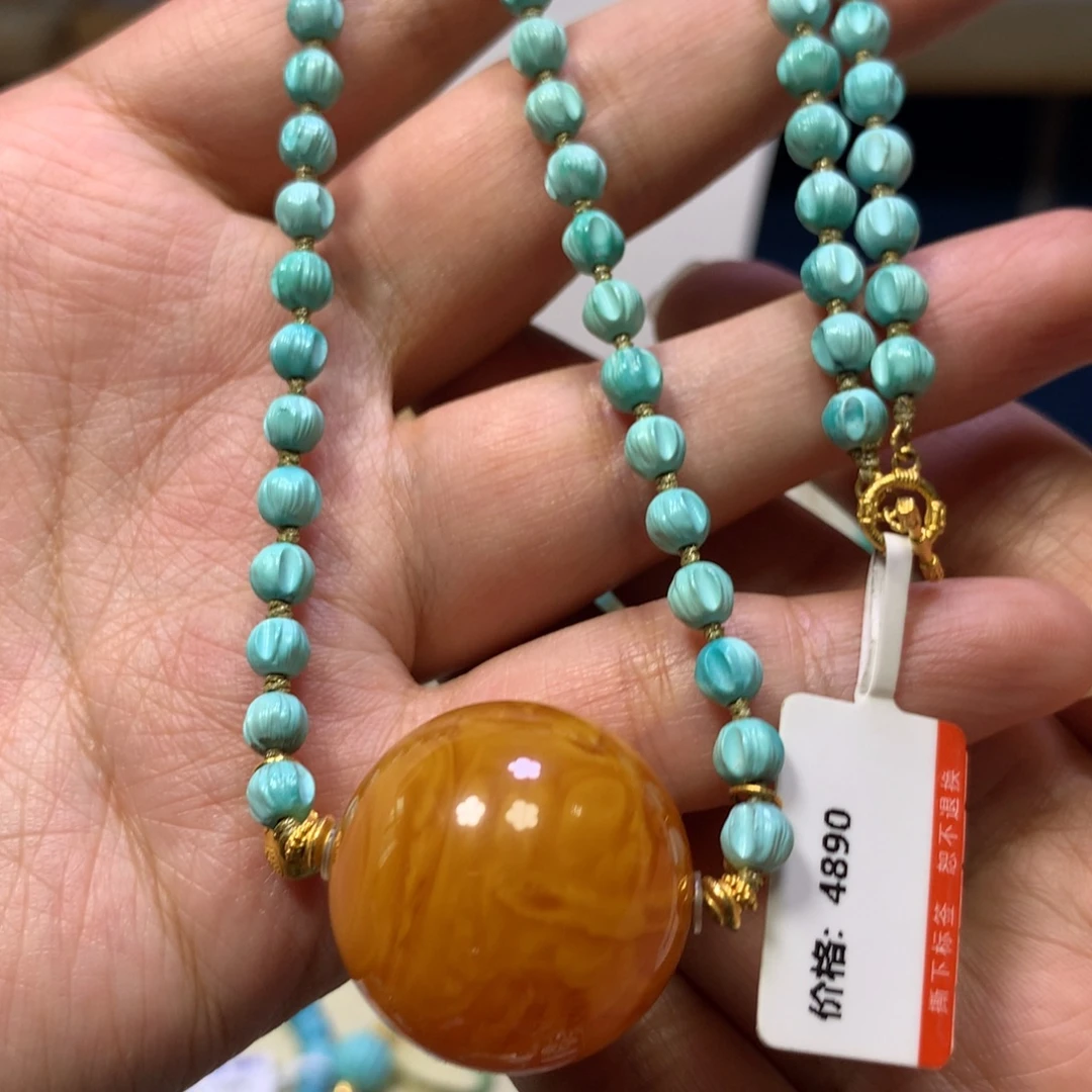 未镶嵌绿松石锁骨链