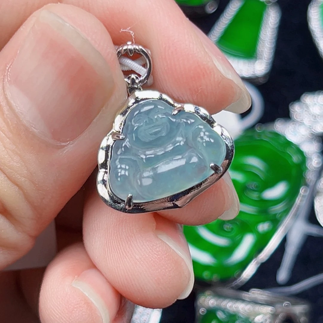 翡翠未镶嵌颈饰1，