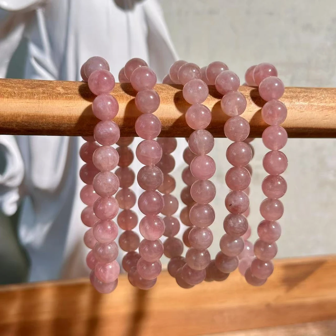 F253 天然紫马粉手串 多样性发其一