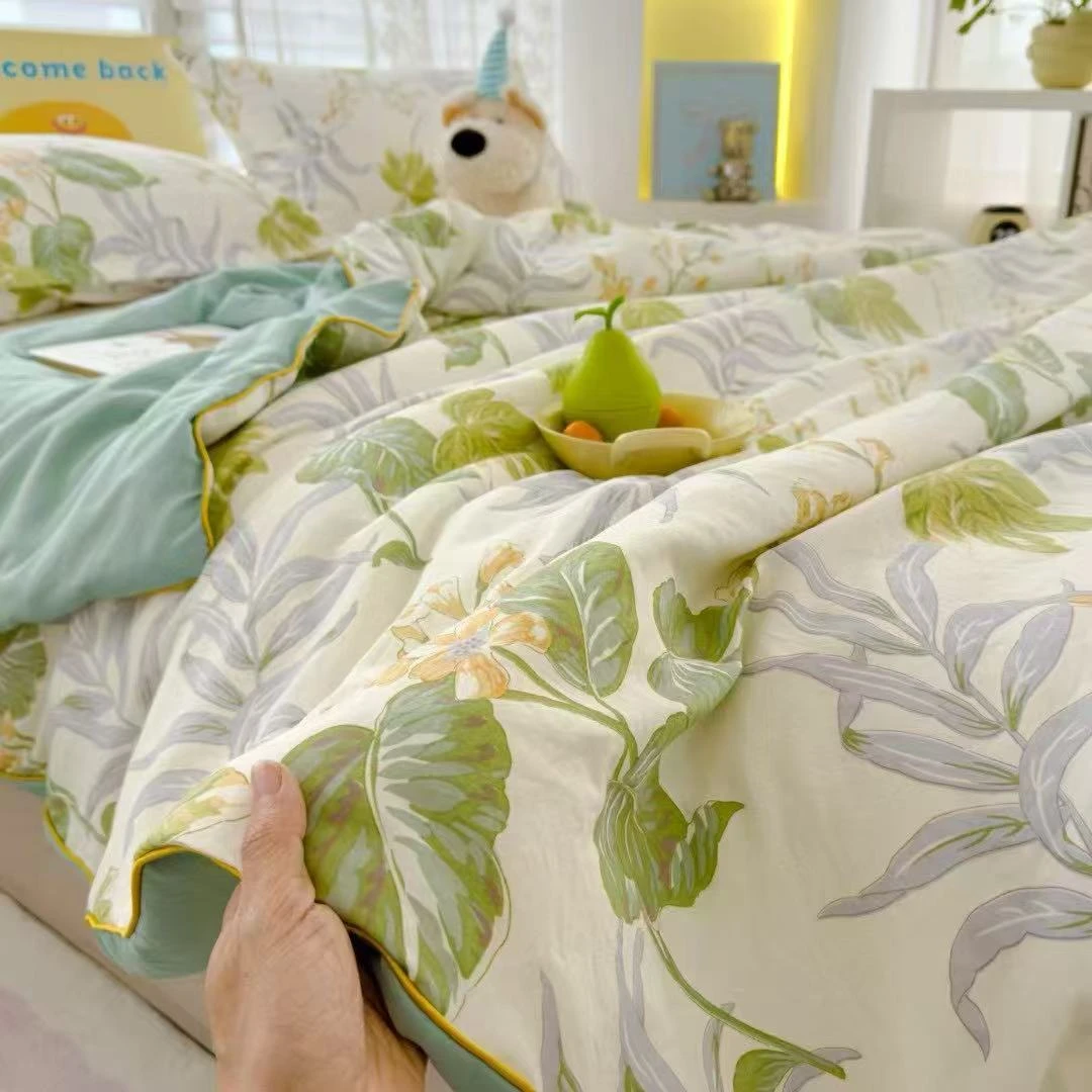 小亚推荐【实体品质】大豆纤维空调被单双人夏凉被夏季薄被子