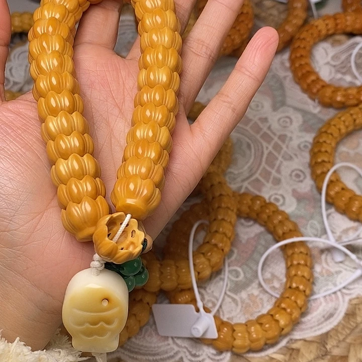 猴头核桃吊坠莲花17加