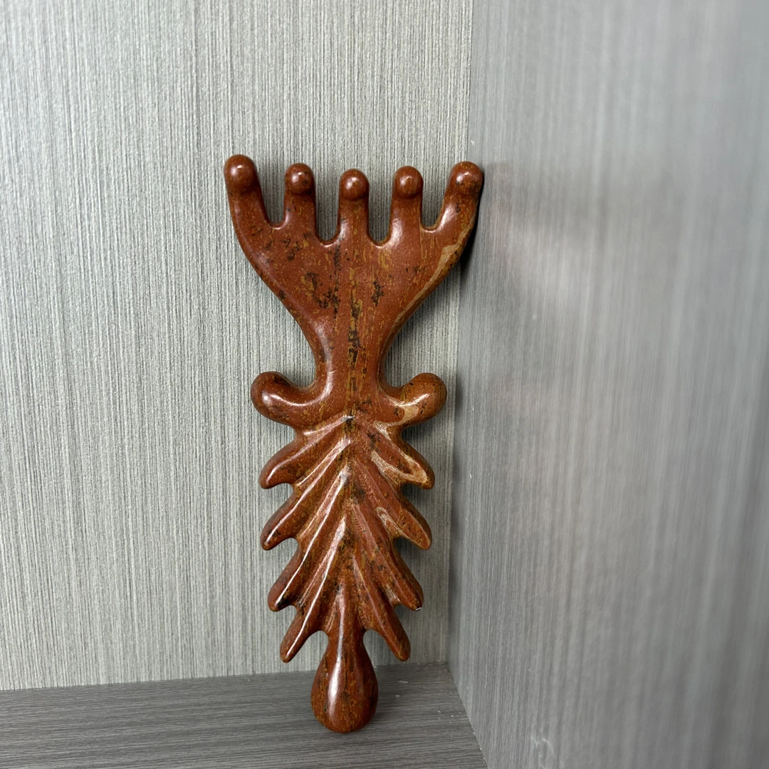 泗水砭石鱼尾耙子