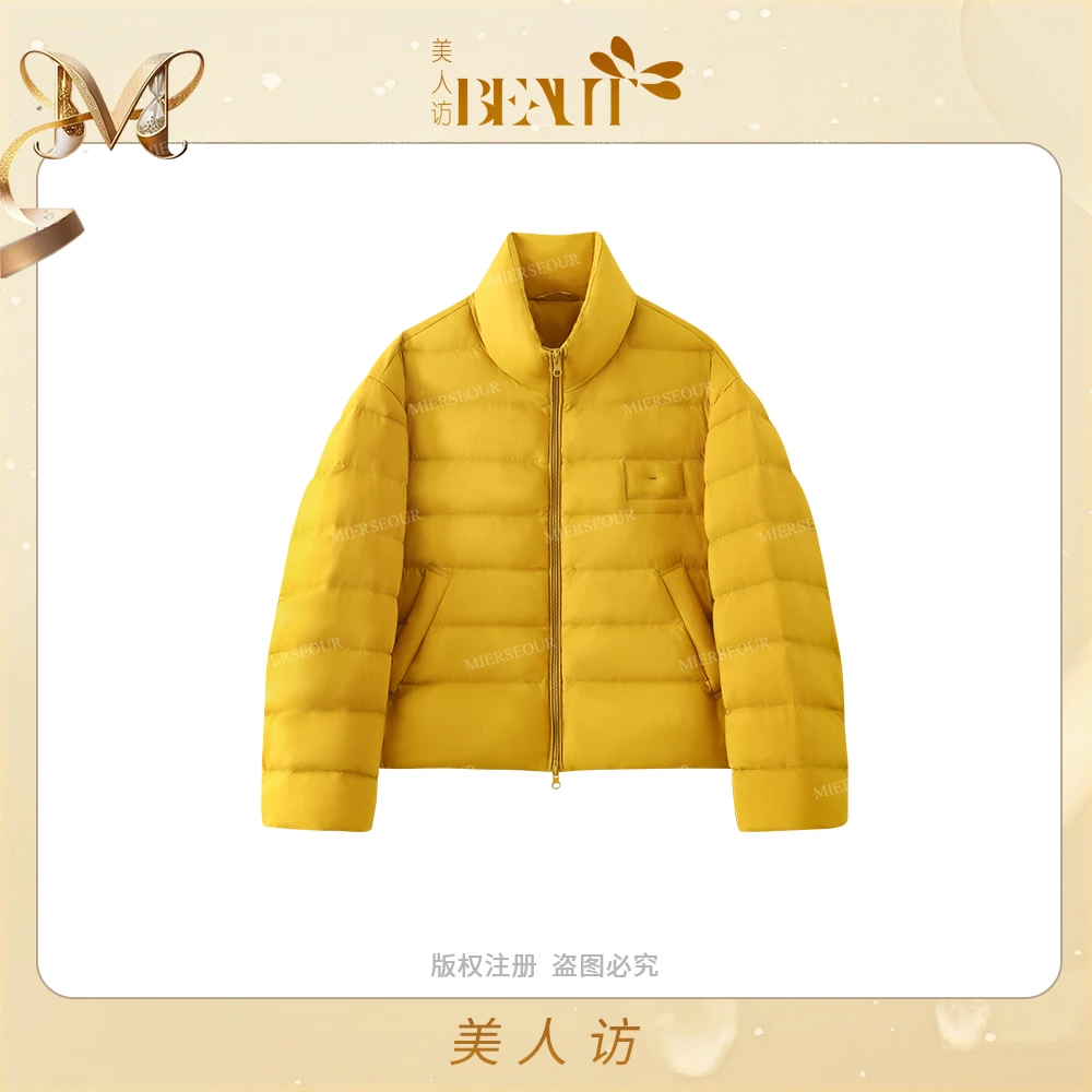 美人访【蓬蓬90鸭绒】很流行的排骨款加厚羽绒服外套12596