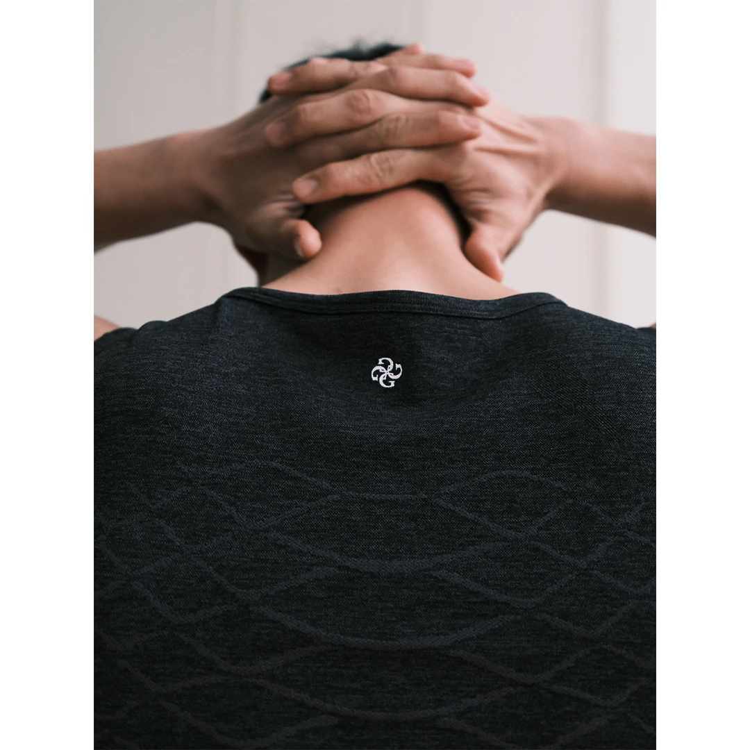 GTAL美式蟒纹背心坑条弹力速干显壮硬汉运动肌肉显壮健身无袖T恤