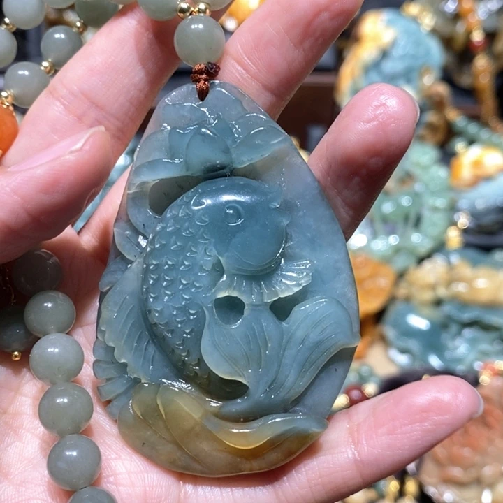 岫玉毛衣链未镶嵌