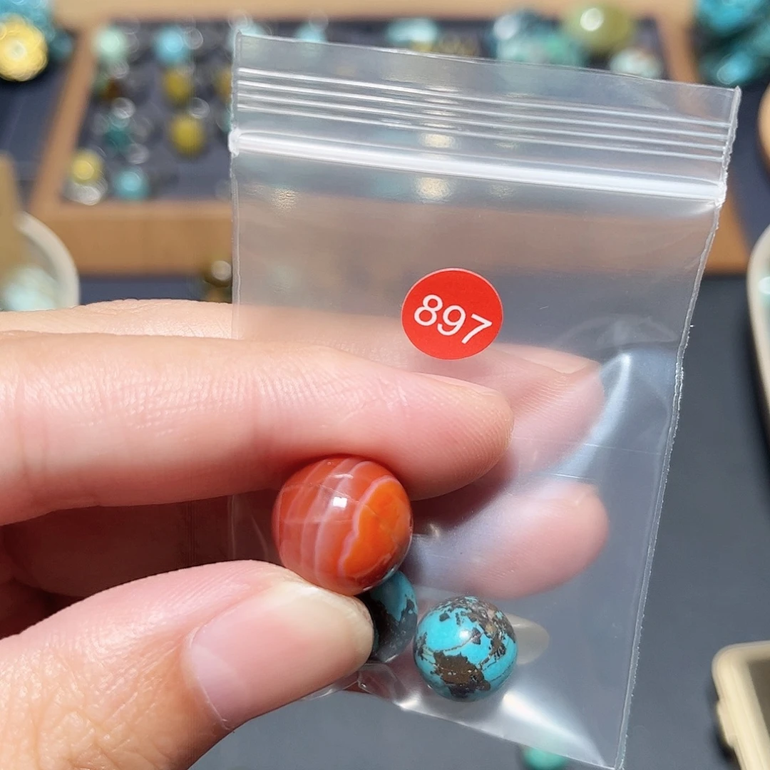 桥****未镶嵌圆珠桶珠老型手串！！玛瑙/玉髓