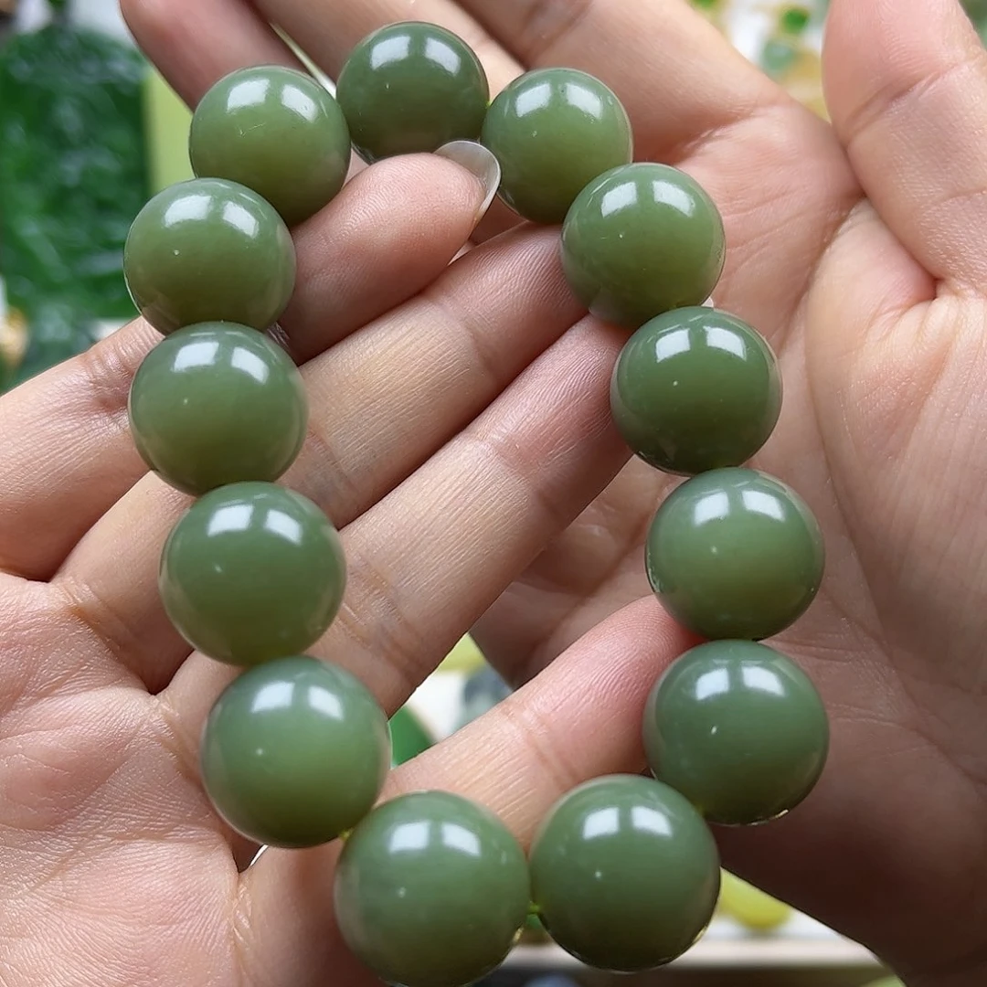 和田玉手串卡16未镶嵌